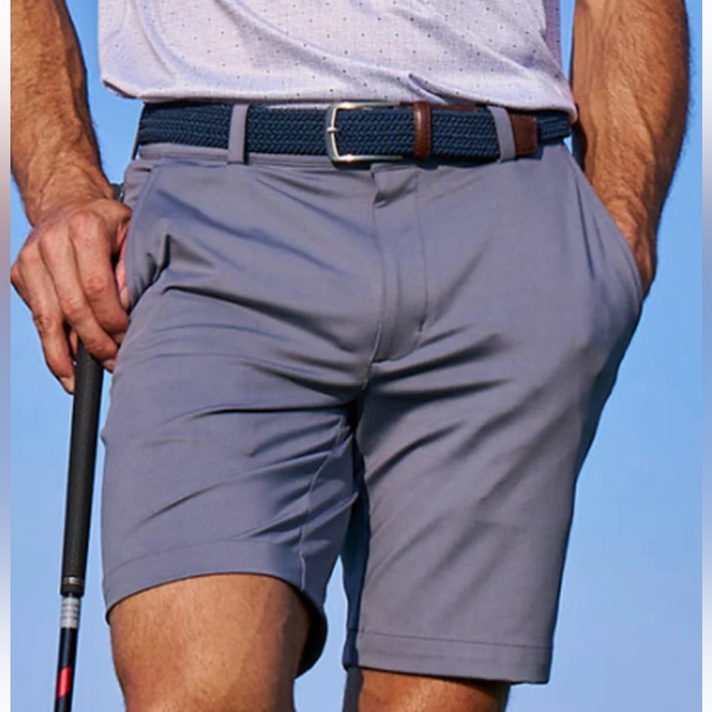Greg Norman Performance Stretch UPF Black Golf Shorts Size 36